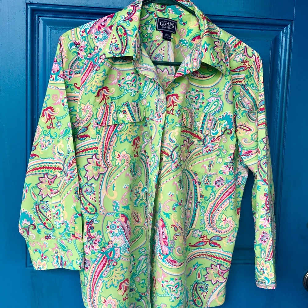 Paisley print shirt (Chaps)